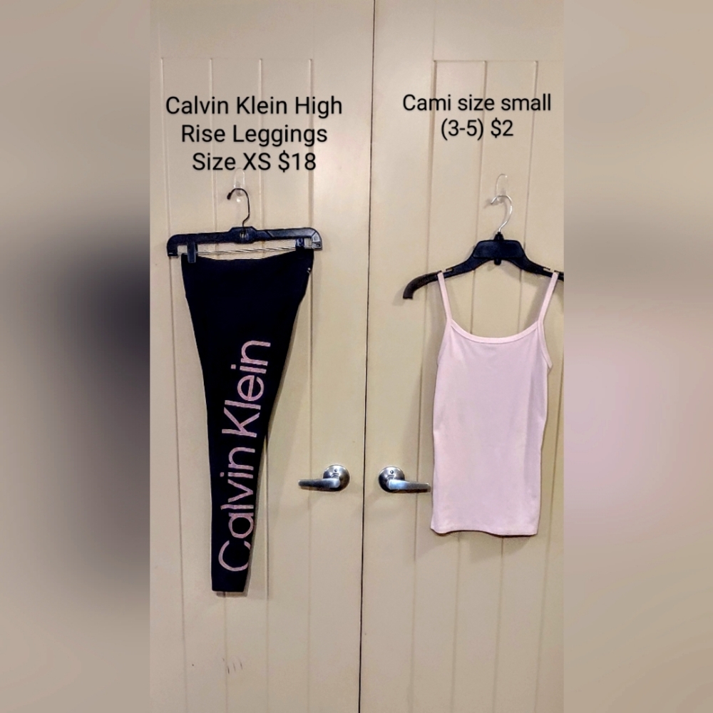 Calvin Klein High Rise Leggings and Cami